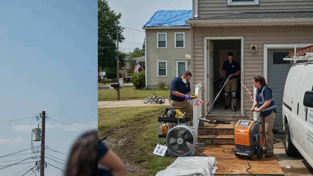 Water Damage Repair in Spring Valley, WI near me